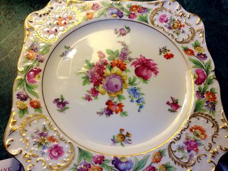 Dresdener Dresdner Art (Smooth) Square Salad Plate