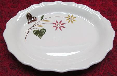 SY438 14" Oval Serving Platter