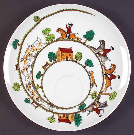 Hunt Scene Snack Plate