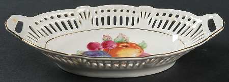 SWH20 8" Pierced Oval Bowl