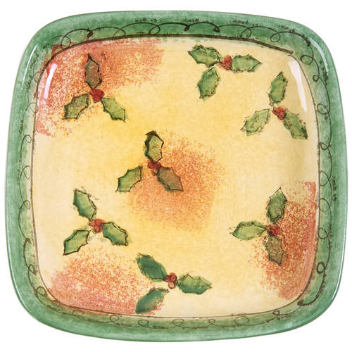 Sweet Shoppe Christmas Square Hors d'Oeuvres Plate