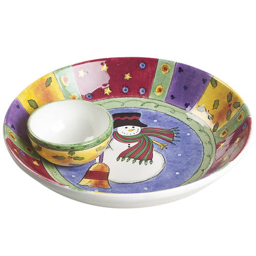 Sweet Shoppe Christmas (2 Piece) Chip & Dip Set