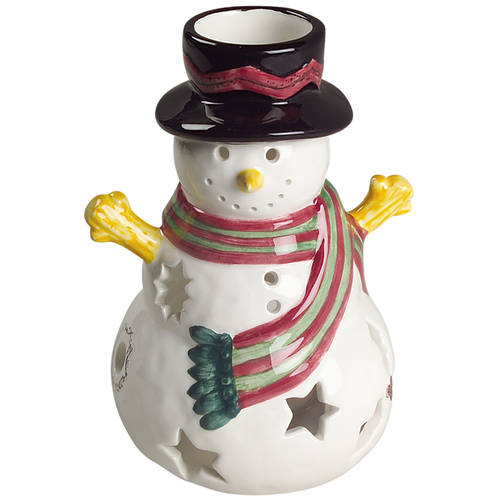 Sweet Shoppe Christmas Snowman Votive Candleholder