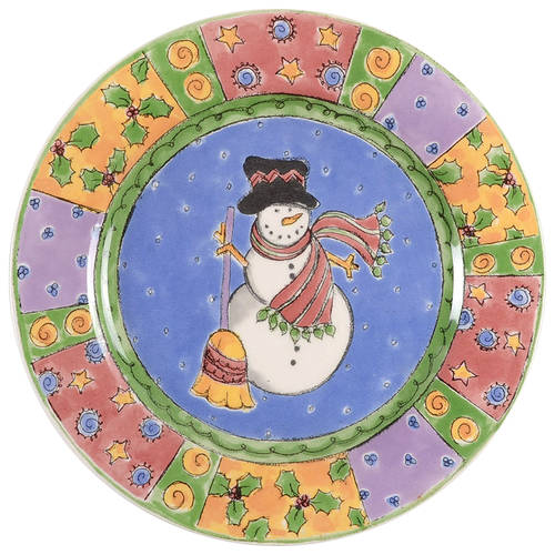 Sweet Shoppe Christmas Salad/Dessert Plate