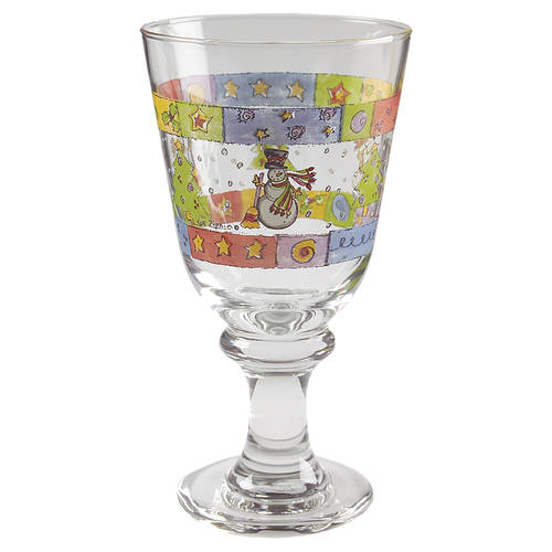 Sweet Shoppe Christmas 12 Oz Glassware Goblet
