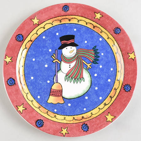 Sweet Shoppe Christmas Salad Plate
