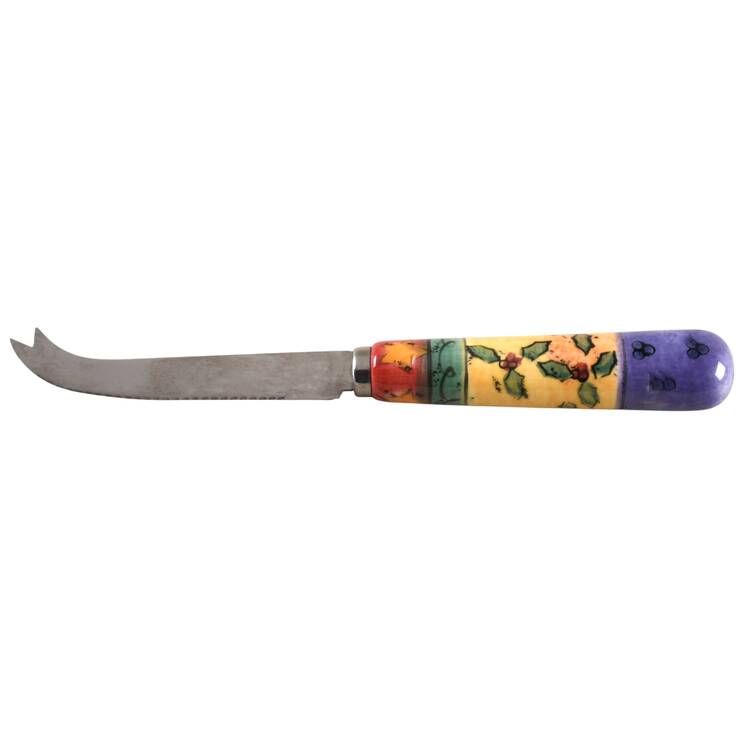 Sweet Shoppe Christmas Cheese Knife with Stainless Blade