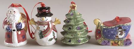 Sweet Shoppe Christmas Mini Ornament - Set of 4 Motifs