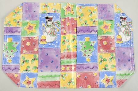 Sweet Shoppe Christmas Vinyl Placemat