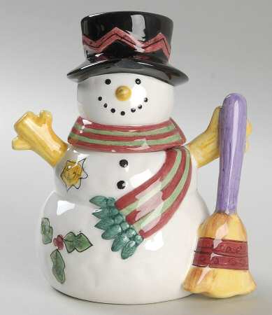 Sweet Shoppe Christmas Figural Sugar Bowl & Lid