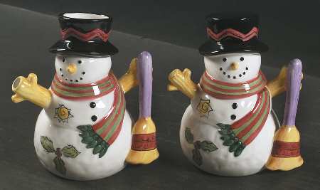 Sweet Shoppe Christmas Figural Creamer & Sugar Set