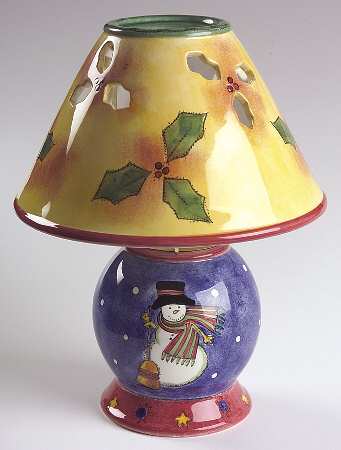 Sweet Shoppe Christmas Votive Lamp & Shade