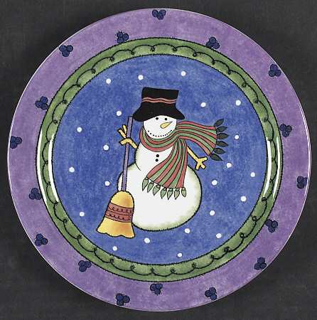 Sweet Shoppe Christmas Salad Plate