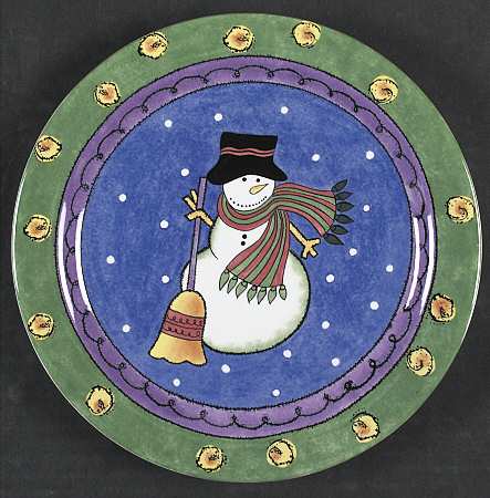 Sweet Shoppe Christmas Salad Plate