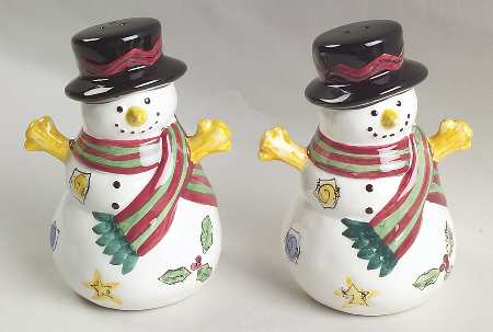 Sweet Shoppe Christmas Figural Salt & Pepper Set