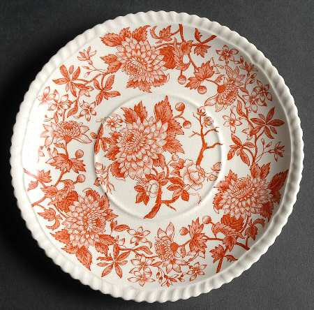 Aster Rust Saucer for Cream Soup Bowl