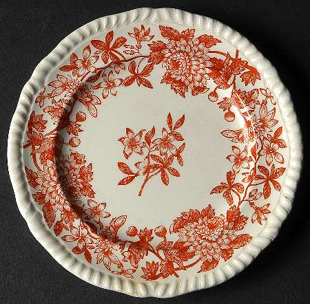 Aster Rust Small Bread & Butter Plate