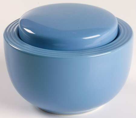 Bay Blue Sugar Bowl & Lid