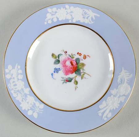 Maritime Rose Blue Dessert/Pie Plate
