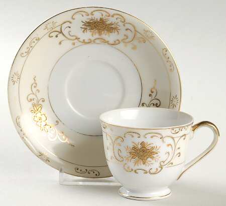 SFU11 Footed Demitasse Cup & Saucer Set