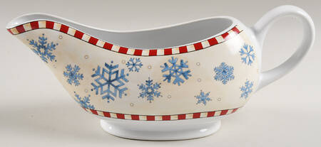 Snowflake Gravy Boat