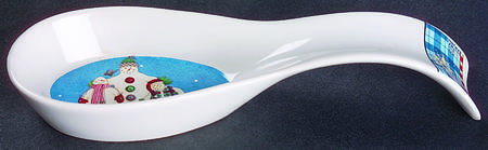 Snowflake Spoon Rest/Holder (Holds 1 Spoon)