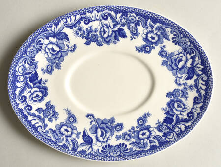 Delamere Blue Underplate for Gravy Boat