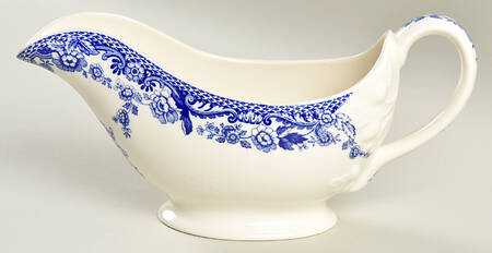 Delamere Blue Gravy Boat