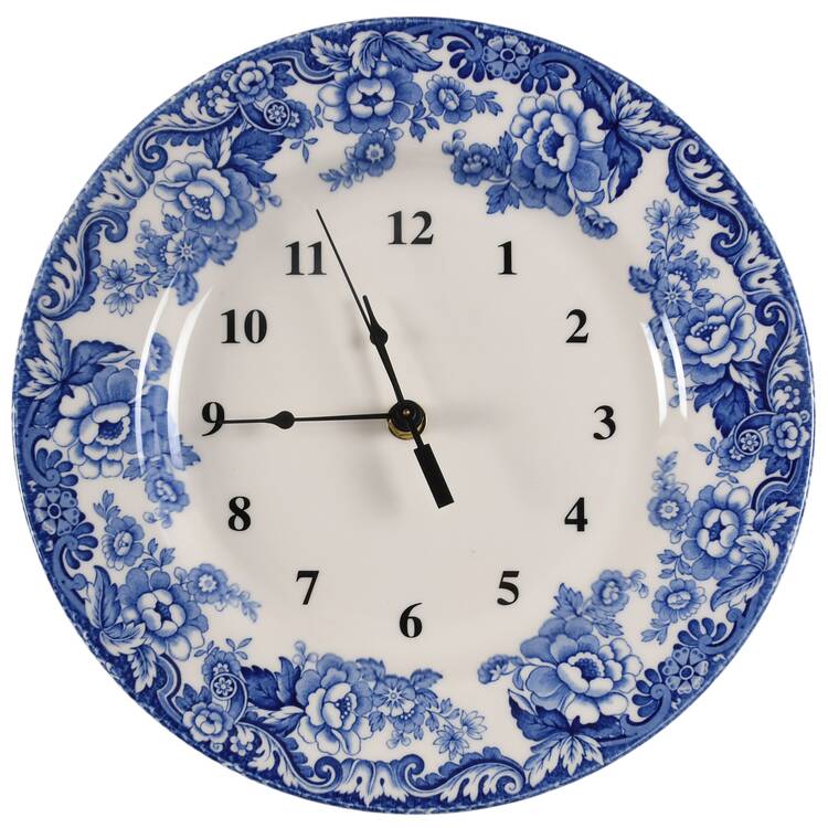 Delamere Blue 1-2" depth  Clock Plate HC