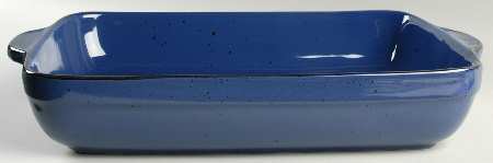 Cannes Blue 16" Rectangular Baker