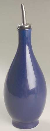 Cannes Blue Oil Jar & Drizzle Spout