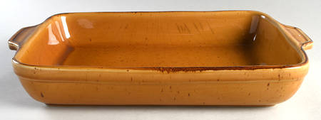 Cannes Gold 16" Rectangular Baker