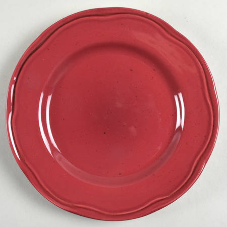 Cannes Burgundy Salad Plate