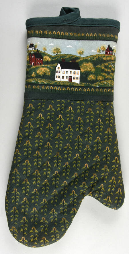 Country Life Cloth Oven Mitt