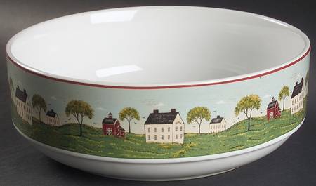 Country Life 9" Round Vegetable Bowl