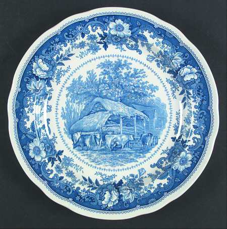 Williamsburg Country Scenes Dinner Plate