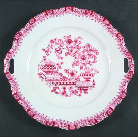 SLT191 Handled Cake Plate