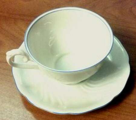 SLT192 Flat Cup & Saucer Set