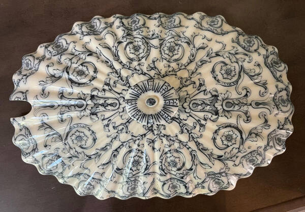 Rome Blue Gray Lid for Tureen