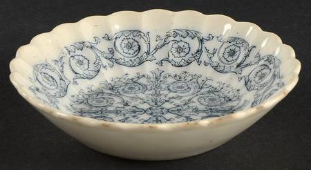 Rome Blue Gray Fruit/Dessert (Sauce) Bowl