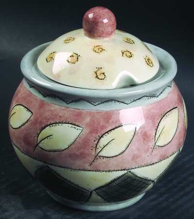 Coffee Shoppe Sugar Bowl & Lid