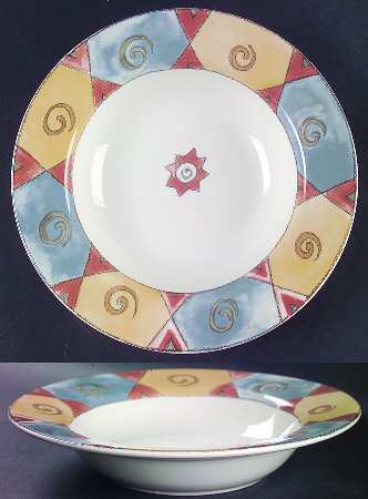 Coffee Shoppe Rim Soup Bowl