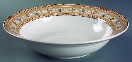 Plaza Row 9" Round Vegetable Bowl
