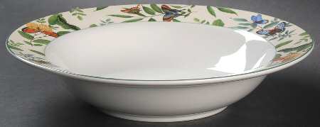 Butterflies 9" Round Vegetable Bowl