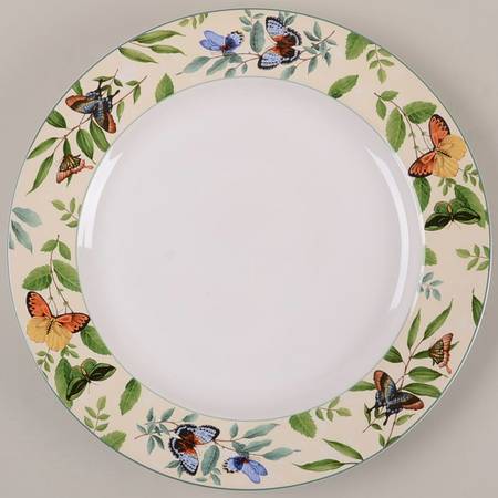 Butterflies 12" Chop Plate (Round Platter)