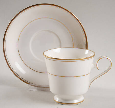 Cellini Footed Cup & Saucer Set