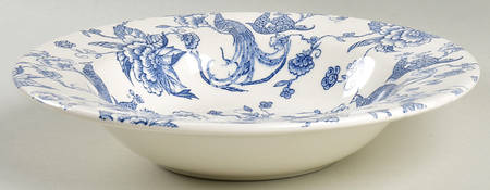 Bird of Paradise Rim Soup Bowl