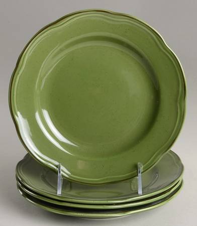 Cannes Green Salad Plate - Set of 4
