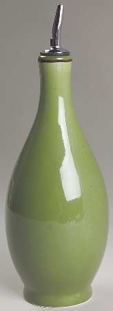 Cannes Green Oil Jar & Drizzle Spout