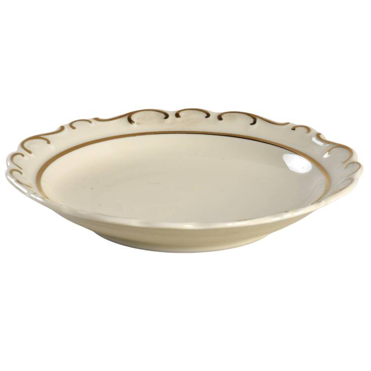 Gold Scrolls Fruit/Dessert (Sauce) Bowl